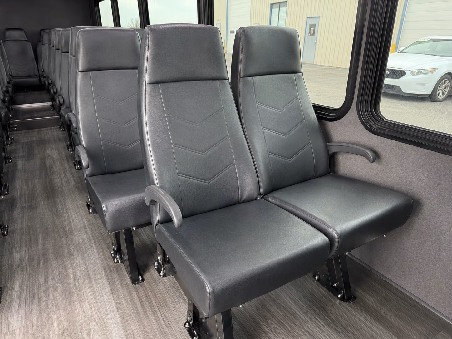 norfolk 18 passenger minibus interior