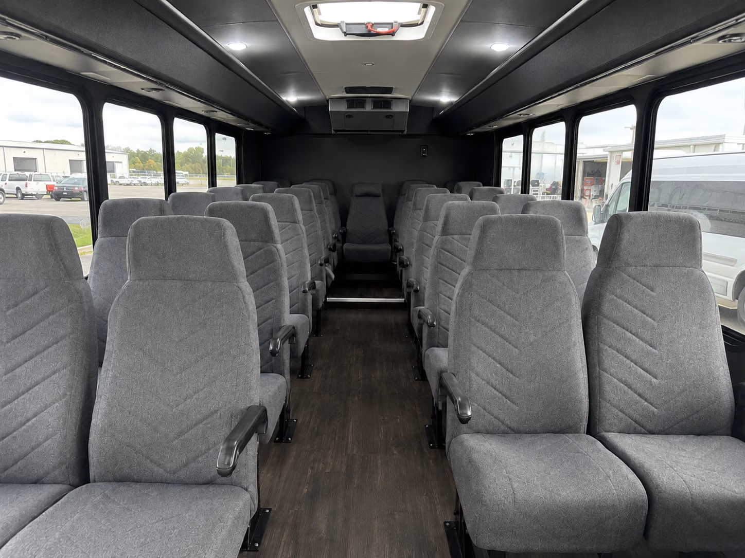 norfolk 20 passenger minibus inside