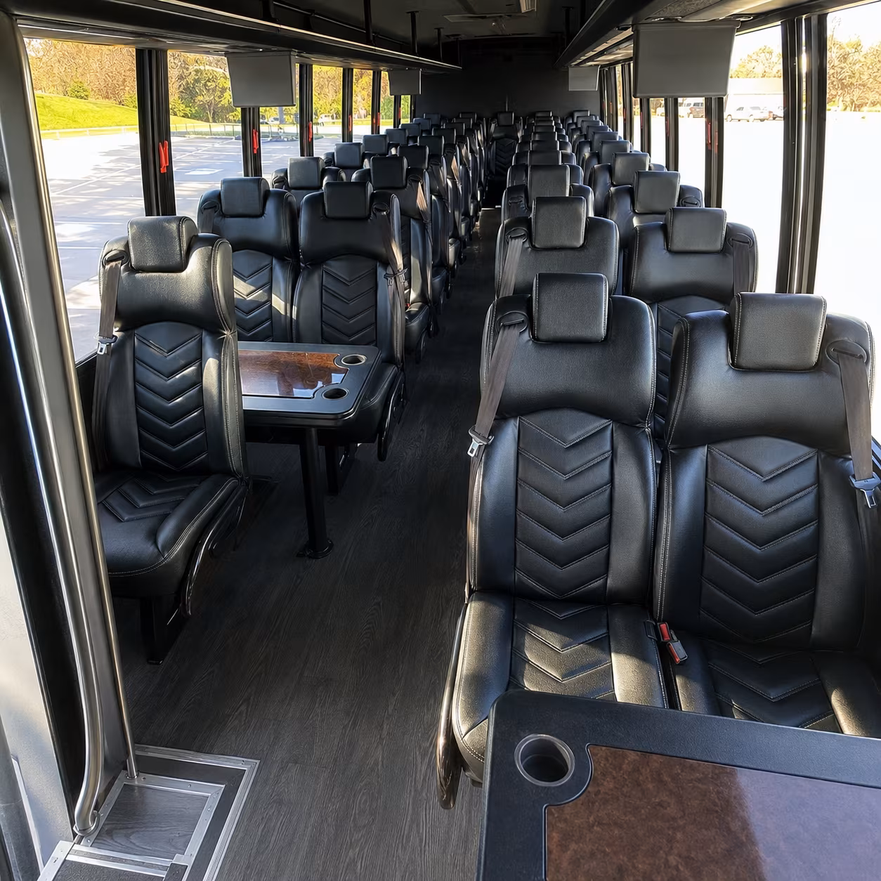 norfolk 28 passenger minibus inside