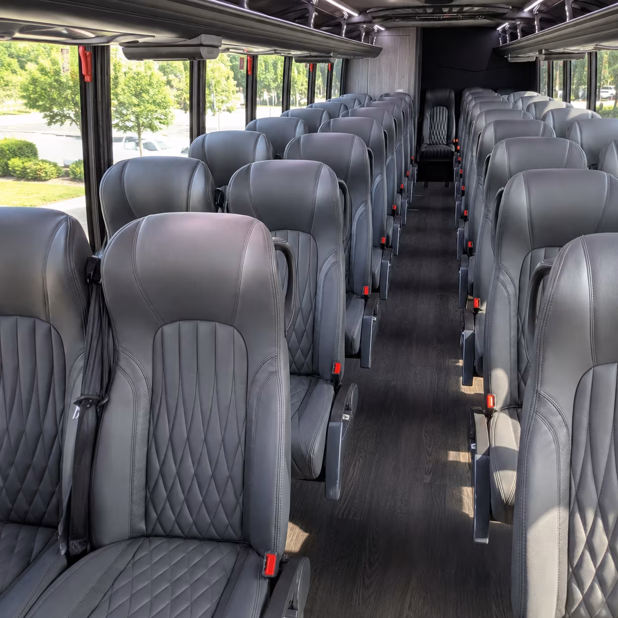 norfolk 28 passenger minibus interior