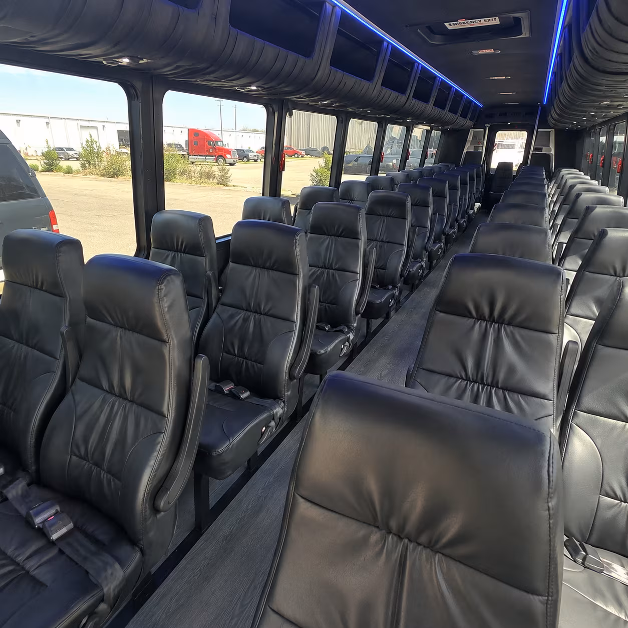 norfolk 30 passenger minibus interior
