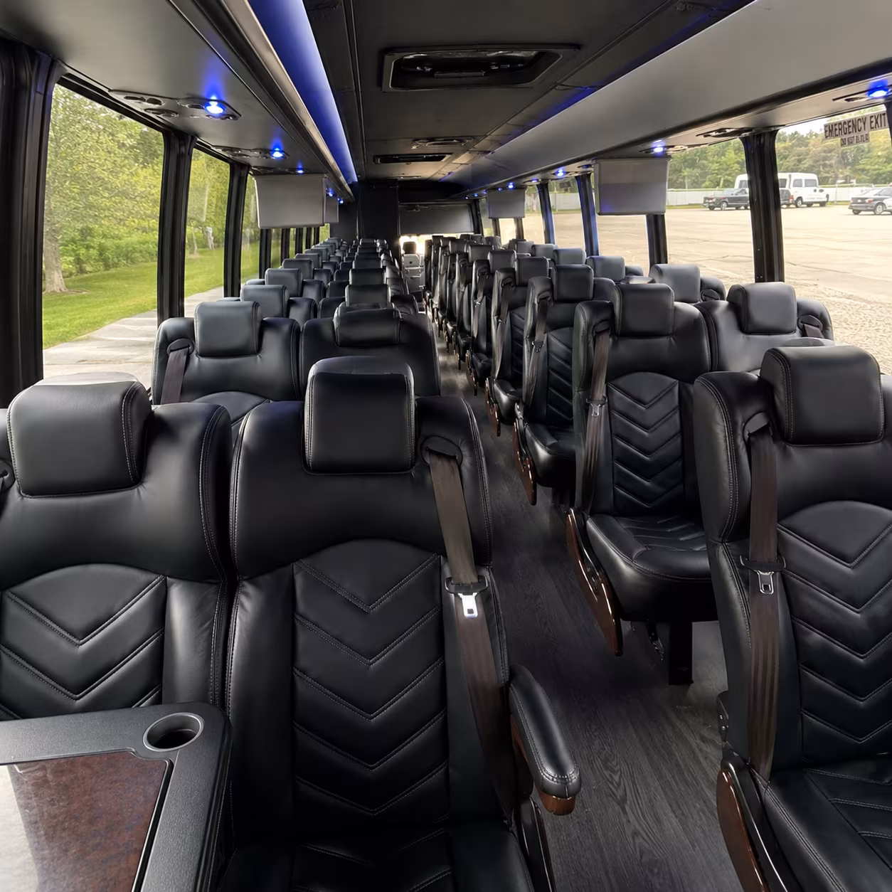 norfolk 35 passenger minibus interior