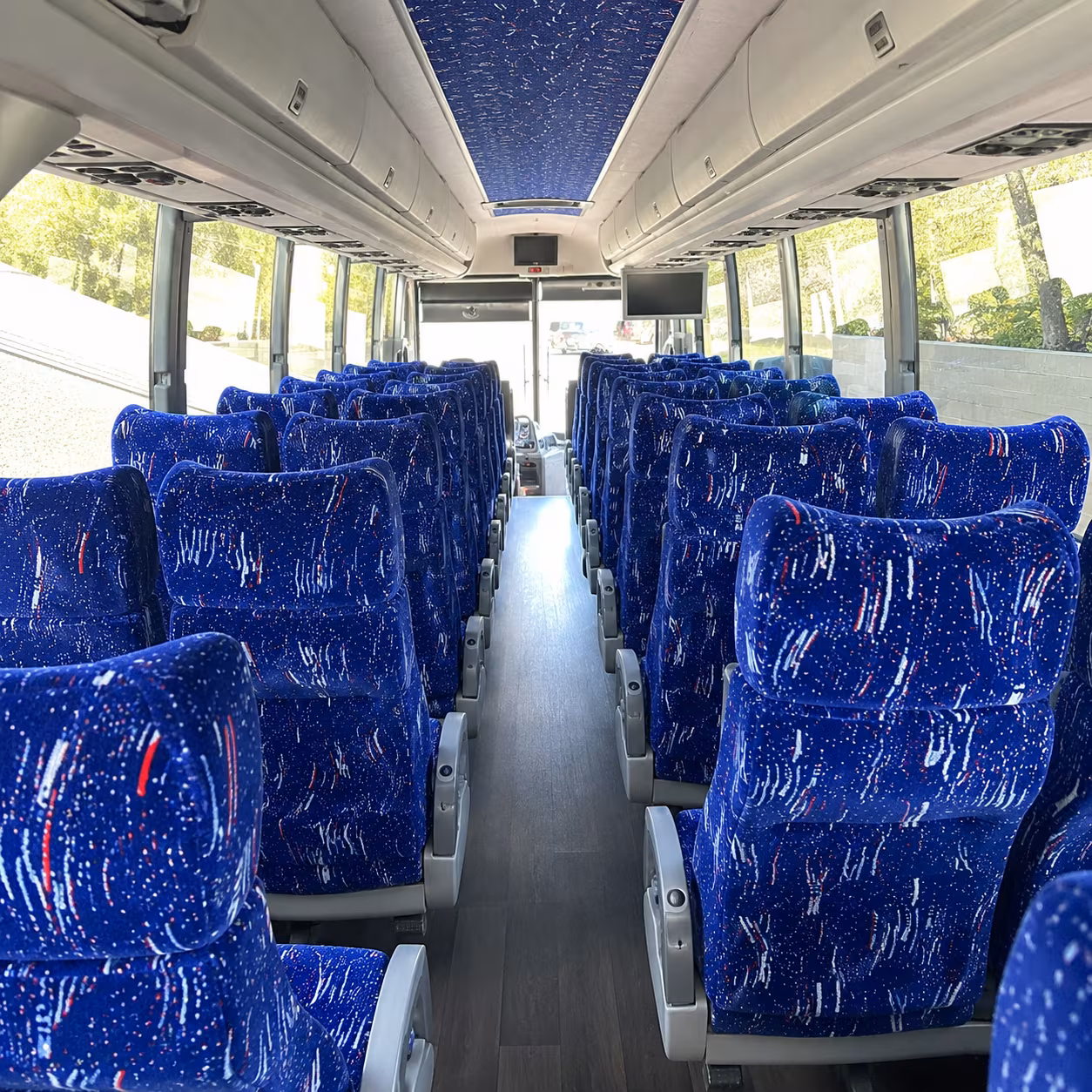 norfolk 50 passenger charter bus interior