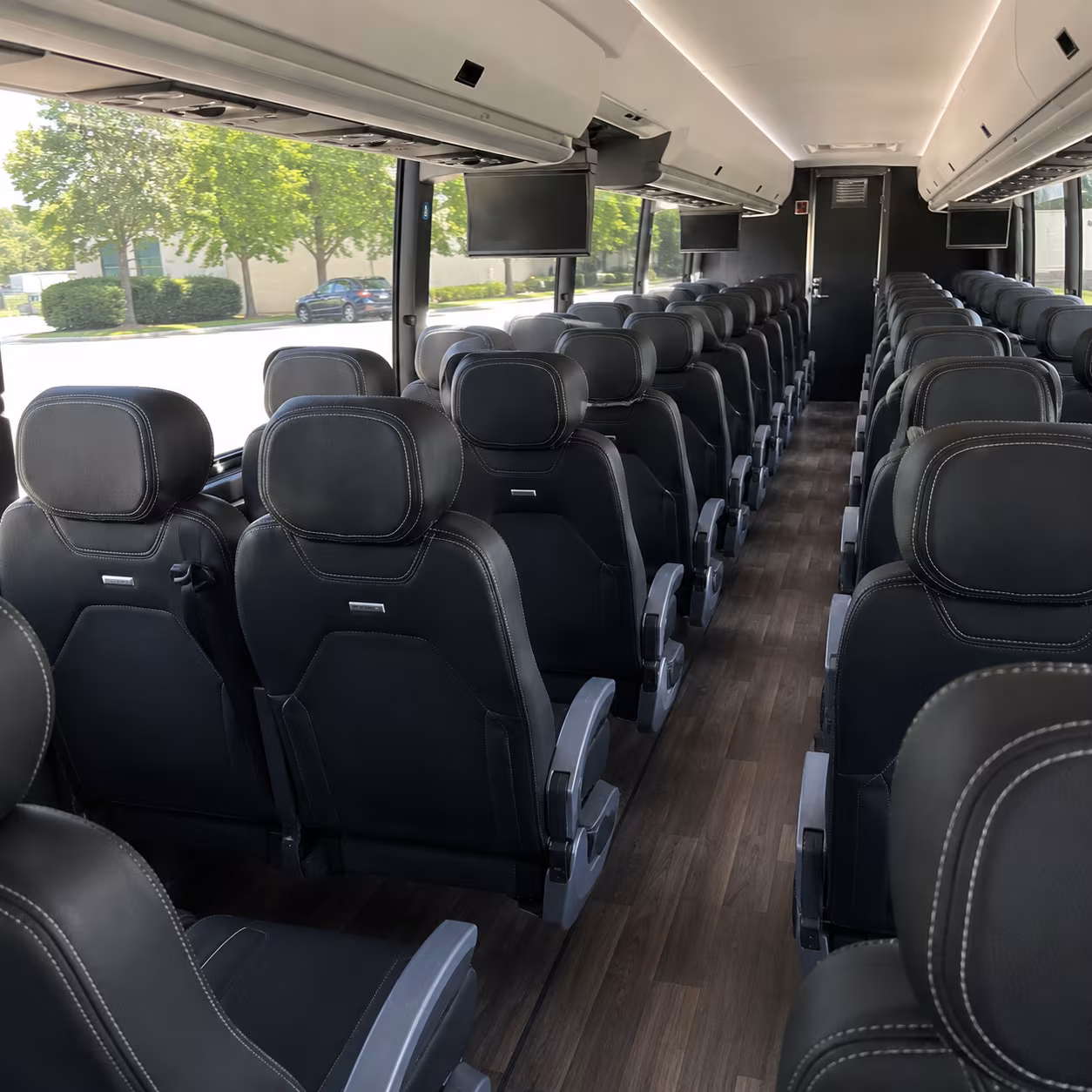 norfolk 56 passenger charter bus interior