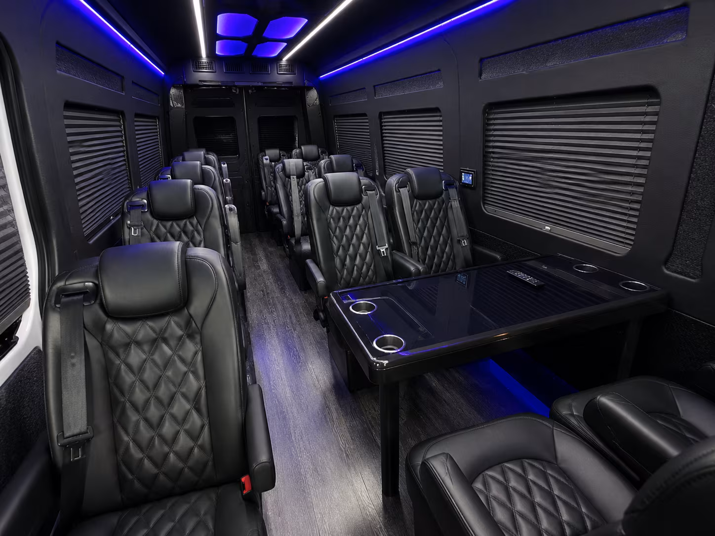 norfolk sprinter van with driver interior